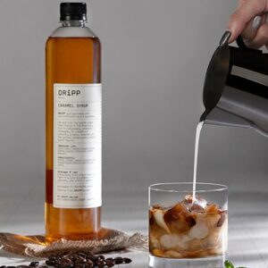 sirup dripp dengan kopi susu